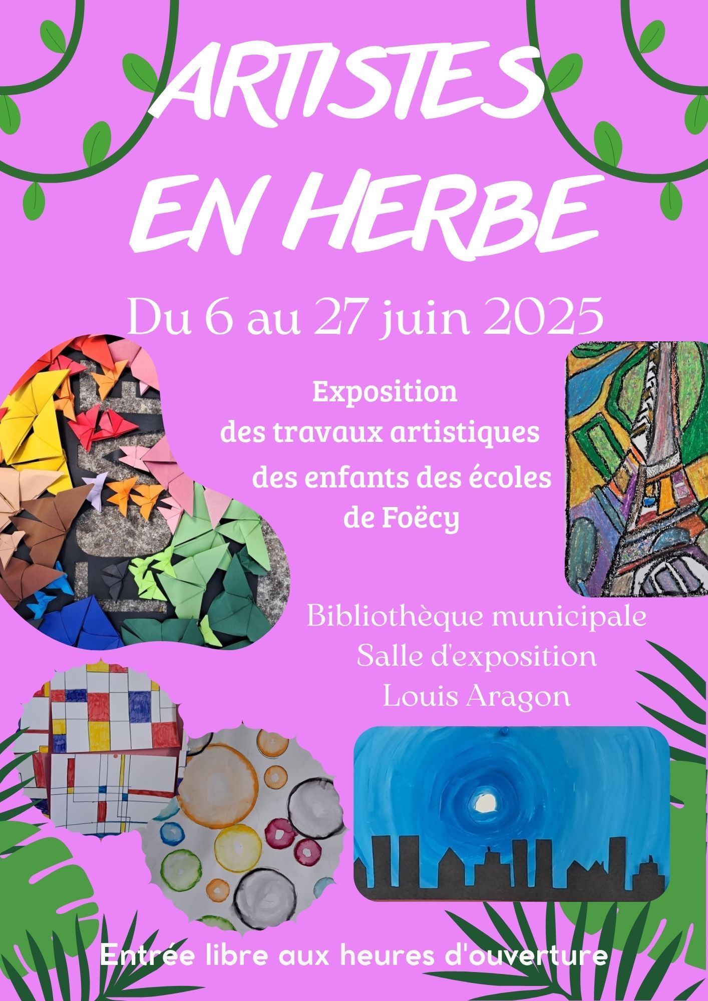 affiche expo ecole 20251